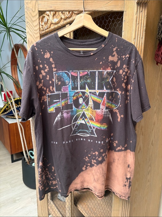 Pink Floyd Other - Pink Floyd Dark Side of the Moon Bleached Dyed T-Shirt